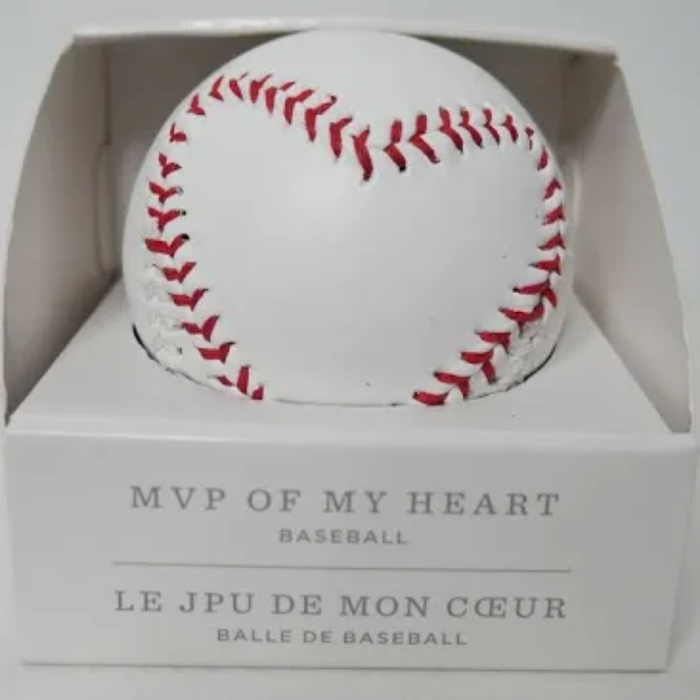 Hallmark MVP OF MY HEART snitched baseball